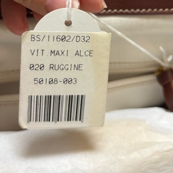 Jane Bolinger Made in Italy 100% Leather Satchel Bag Purse - Picture 7 of 9